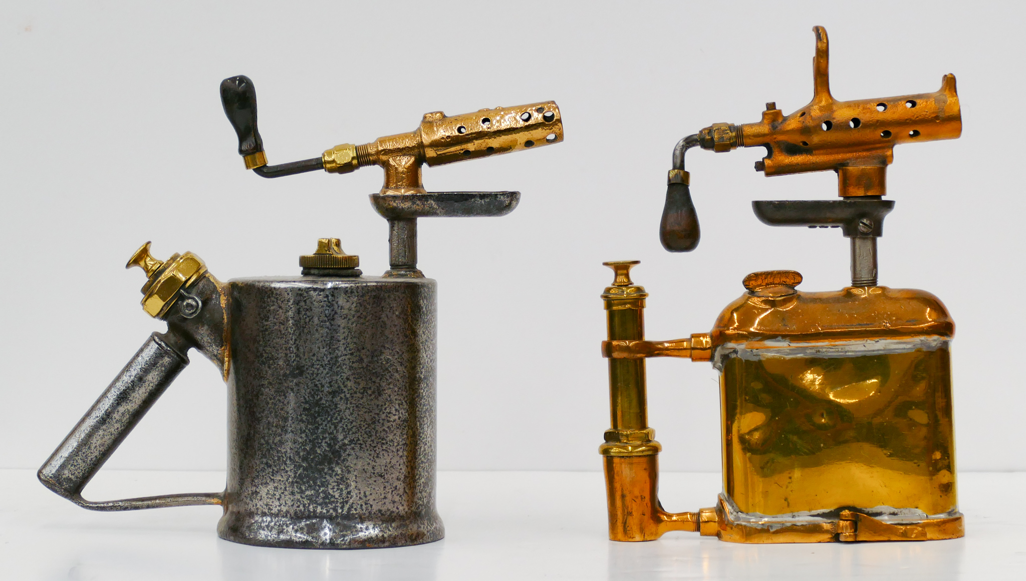 2pc Antique Blow Torches -