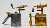 2pc Antique Blow Torches - Lar
