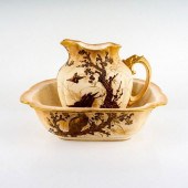 2PC ANTIQUE DOULTON BURSLEM WA