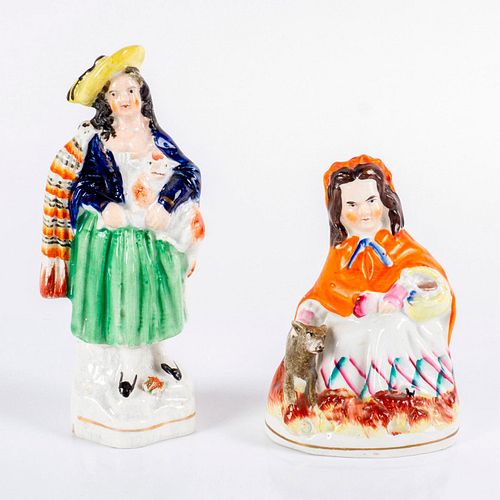 2PC ANTIQUE ENGLISH VICTORIAN