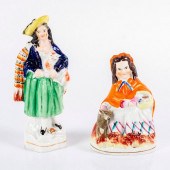 2PC ANTIQUE ENGLISH VICTORIAN