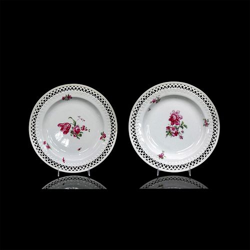 2PC ANTIQUE KPM BERLIN PORCELAIN