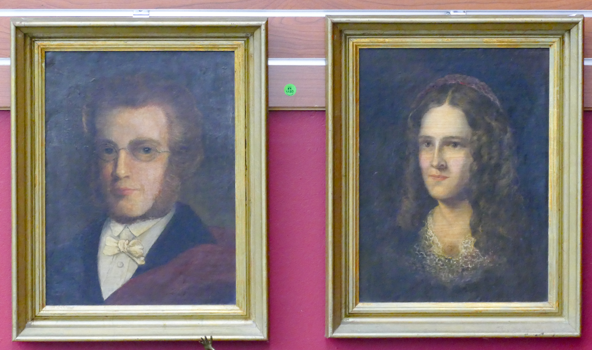 2pc Antique Man and Women