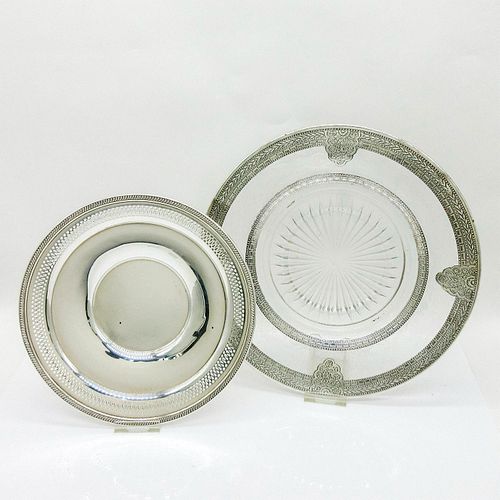 2PC ANTIQUE ROGERS STERLING