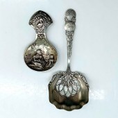 2PC ANTIQUE STERLING SILVER CA