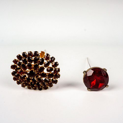 2PC ANTIQUE VICTORIAN HATPINSA