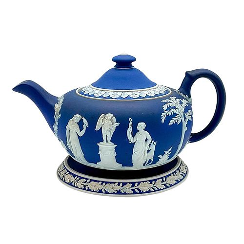 2PC ANTIQUE WEDGWOOD JASPERWARE DIP
