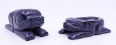 2pc Argillite Miniature Grease