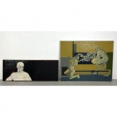2pc ARNOLD BELKIN Figural Pain