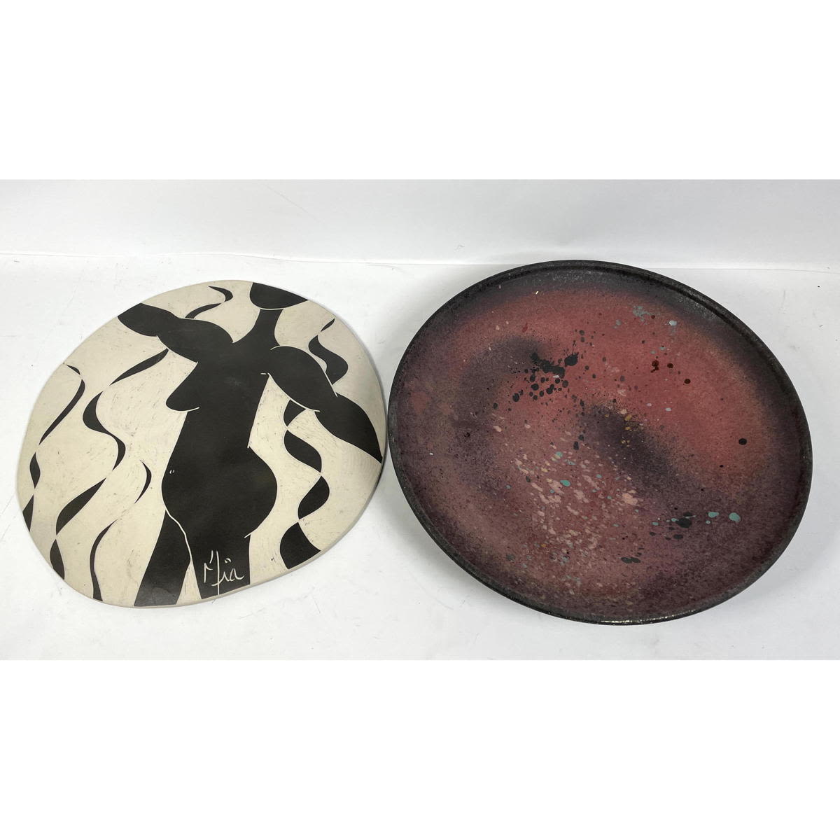 2pc Artisan Studio Pottery