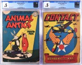 2PC AVIATION DC COMICS GOLDEN