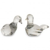 (2PC) BACCARAT CRYSTAL ANIMALS