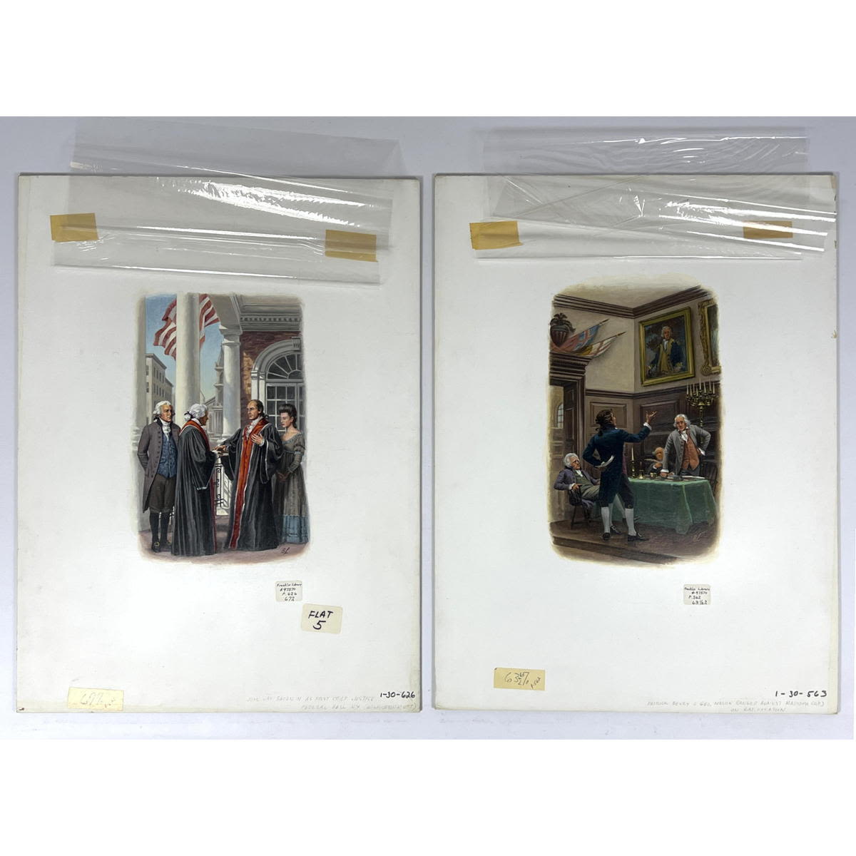 2pc BERNIE LETTICK Original