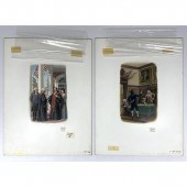 2pc BERNIE LETTICK Original pa