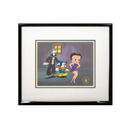 2PC BETTY BOOP HANDPAINTED