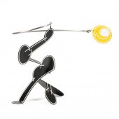 2PC BRAD HOWE ABSTRACT BLACK K