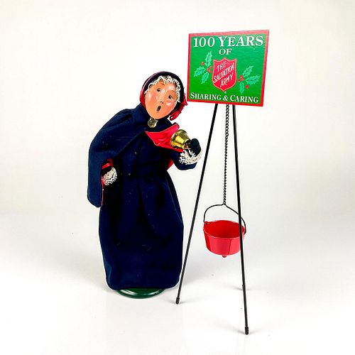 2PC BYERS' CHOICE PLASTER FIGURINE,