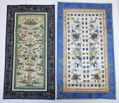 2PC CHINESE EMBROIDERED PICTOR