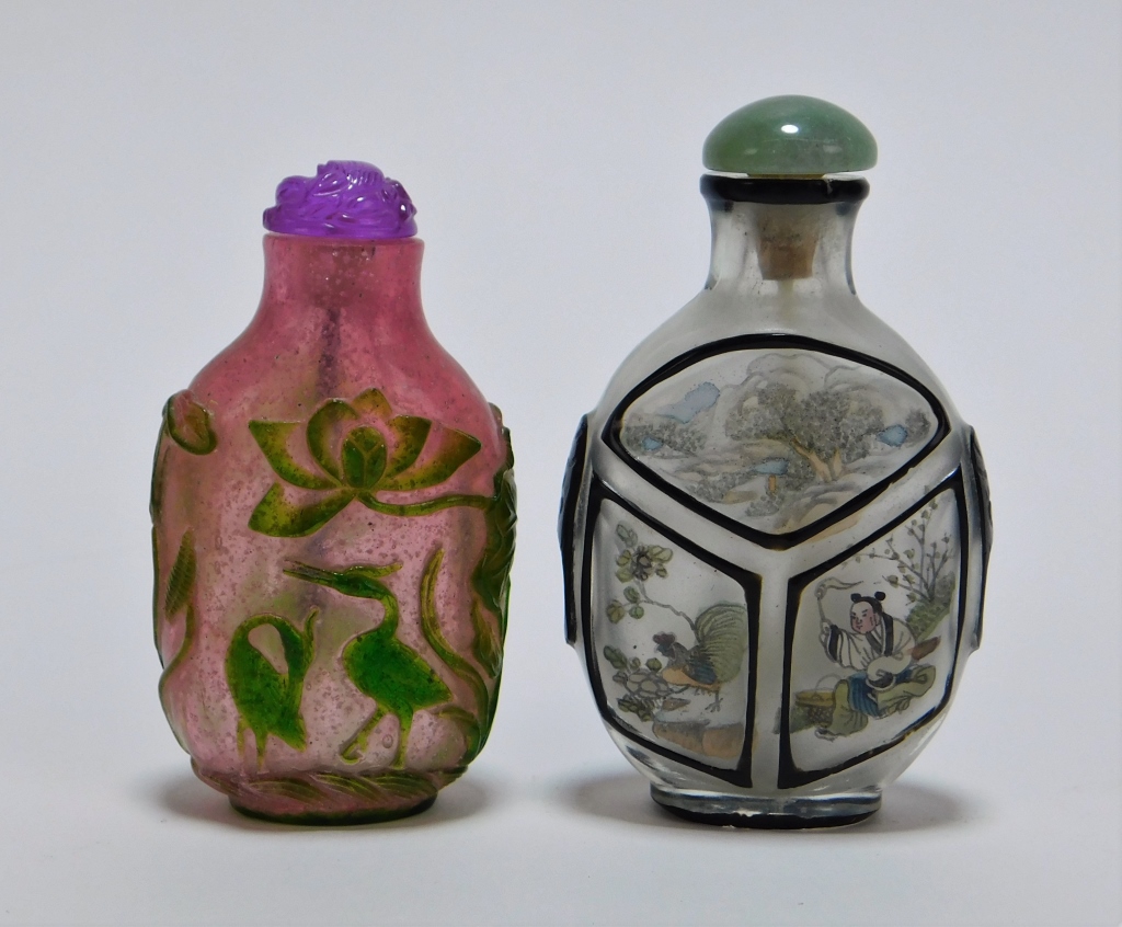 2PC CHINESE PAINTED & PEKING