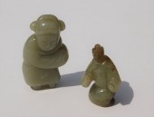 2PC CHINESE QING DYNASTY CARVE