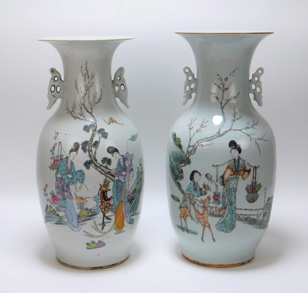 2PC CHINESE REPUBLIC PERIOD HANDLED