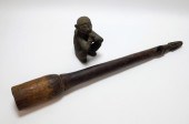2PC CHIRIQUI CARVED SUKIA & OC