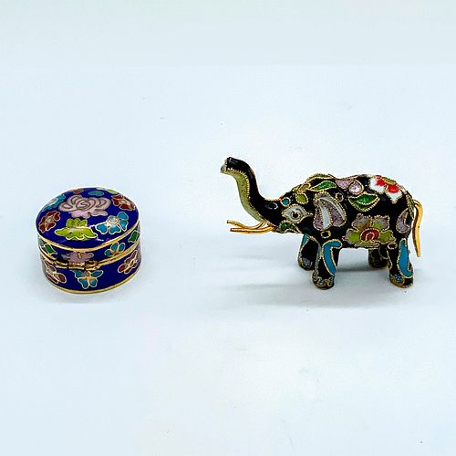 2PC CLOISONNE SET WITH MINI