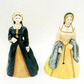 2PC COALPORT FIGURINES, KATHER