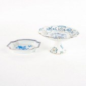 2PC COMPOTE & SERVING DISH, BL