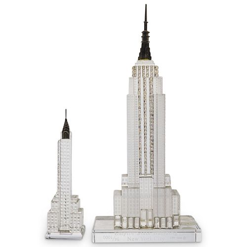 (2PC) CRYSTAL EMPIRE STATE BUILDING