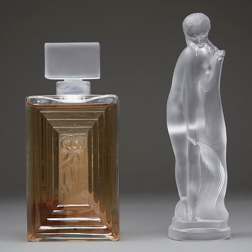 2PC CRYSTAL LALIQUE PERFUME