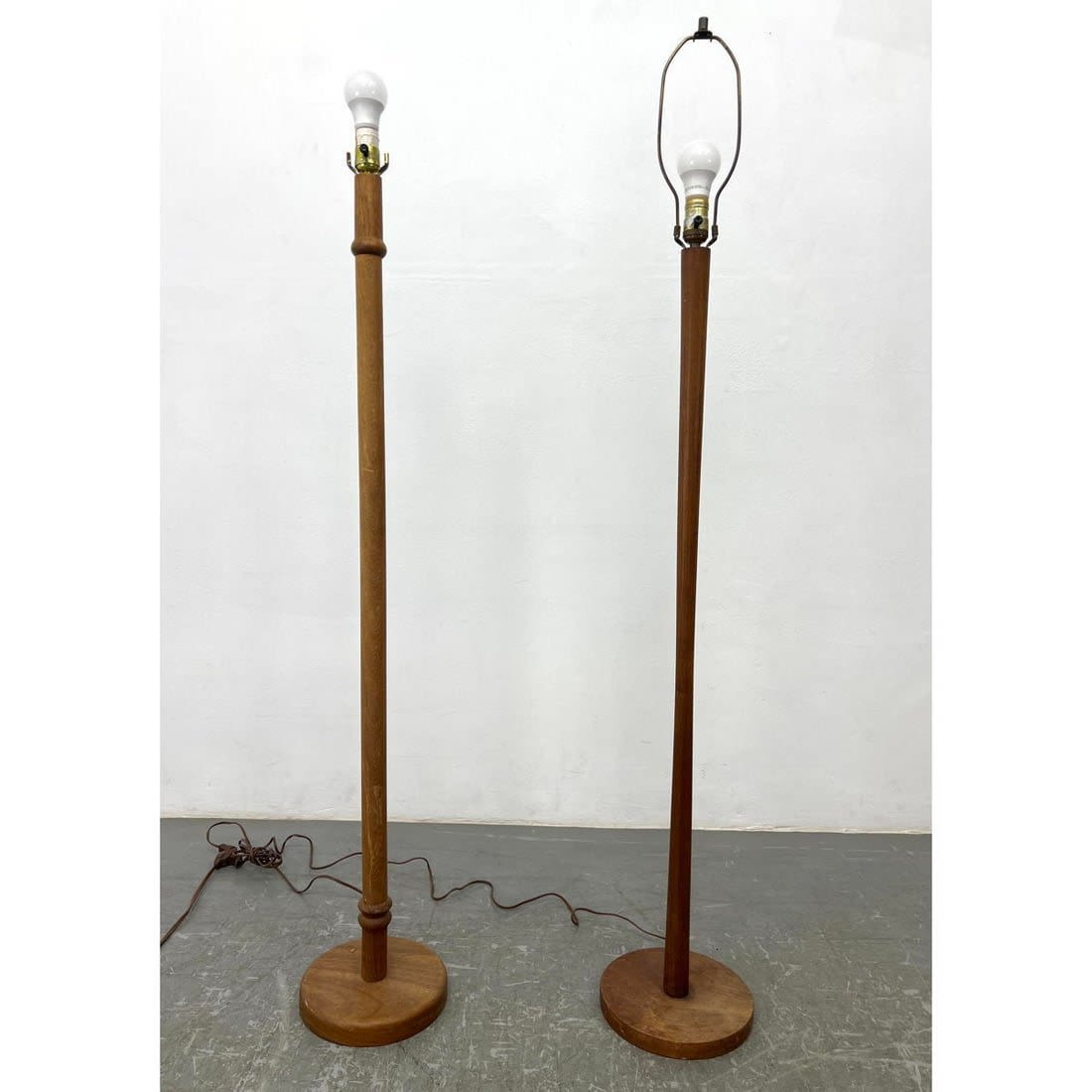 2pc Danish Modern Teak Floor