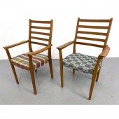 2pc Danish Modern Teak Ladder