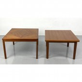 2pc Danish teak cocktail table