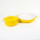 2PC DANSK DESIGNS SUNSHINE YEL