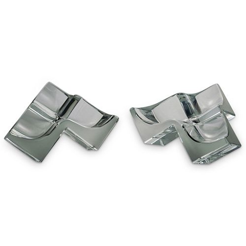 (2PC) DAUM FRANCE GEOMETRIC CRYSTAL