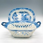 2PC DAVENPORT PORCELAIN TABLEW