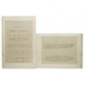(2PC) "DAY & SON, LONDON" SHIP