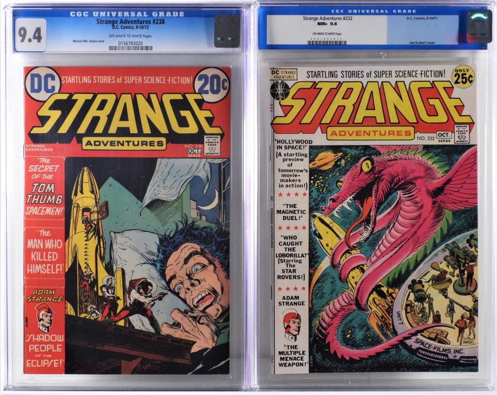 2PC DC COMICS STRANGE ADVENTURES