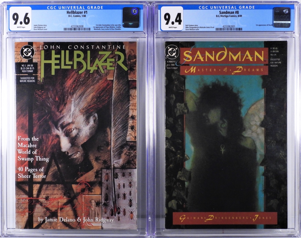 2PC DC VERTIGO COMICS HELLBLAZER