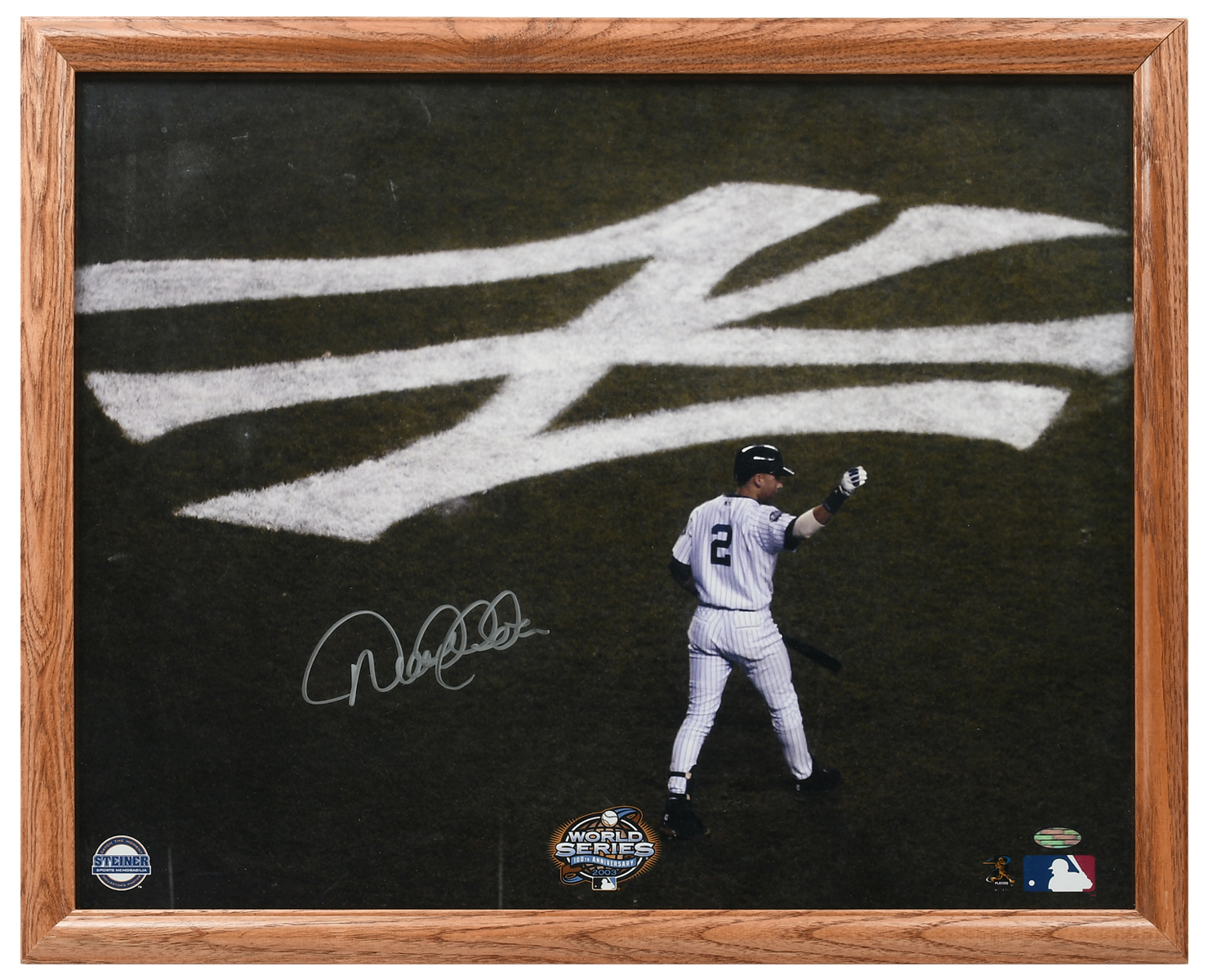 2PC. DEREK JETER AUTOGRAPHED