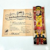 2PC DICK TRACY SUSPENDERS/SECR