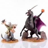 2PC DISNEY CLASSICS FIGURINES,