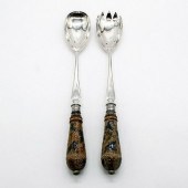 2PC DOULTON LAMBETH SALAD SERV