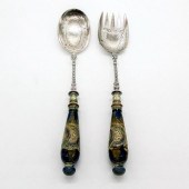 2PC DOULTON LAMBETH SALAD SERV