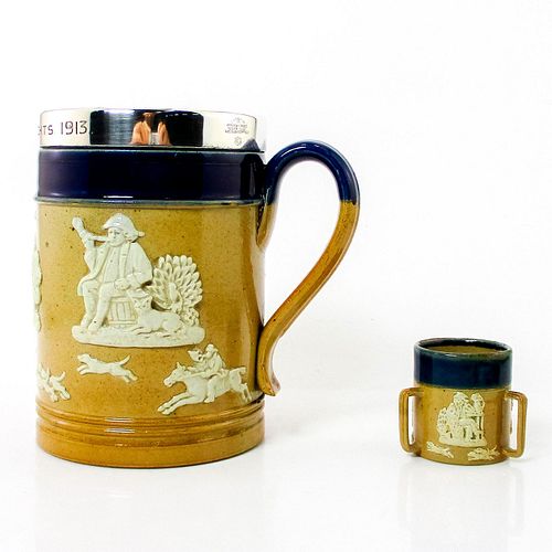 2PC DOULTON LAMBETH STONEWARE