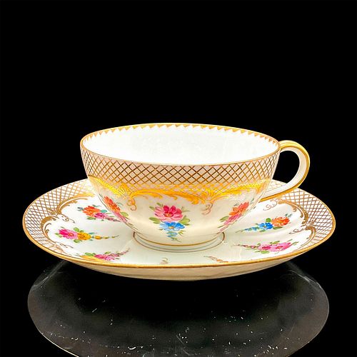2PC DRESDEN CUP AND SAUCER,