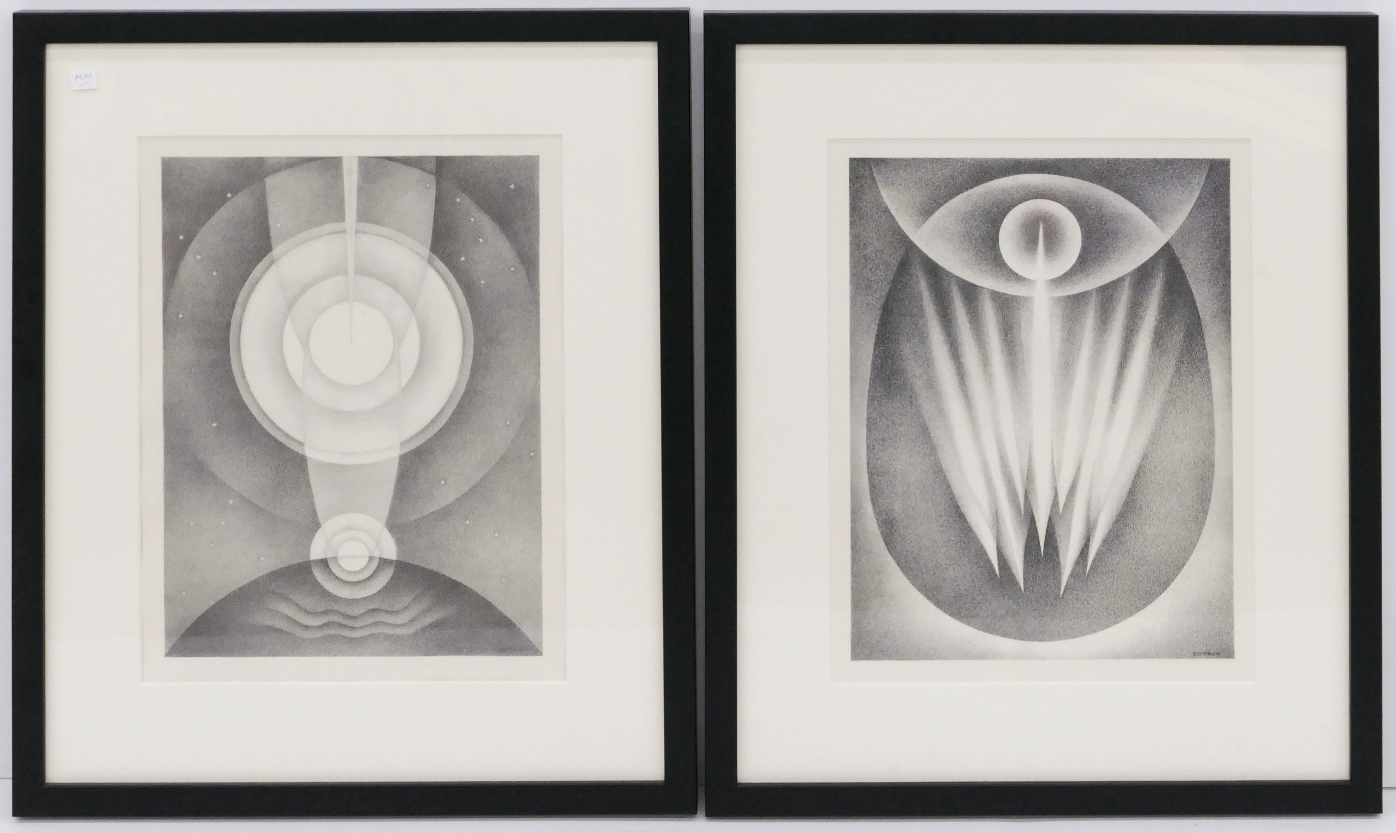 2pc Emil Bisttram (1895-1976