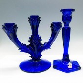 2PC FENTON, DUNCAN COBALT BLUE