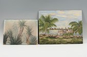 2PC. FLORIDA PAINTING LOT: 1)